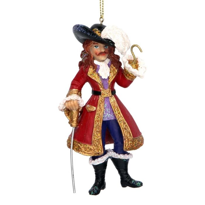 Gisela Graham Captain Hook - Peter Pan Decoration